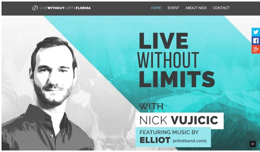 Nick Vujicic event photo Nick Vujicic event photo